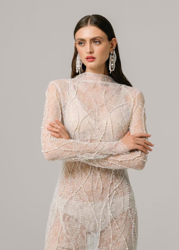 Glamor lace dress -Vinava